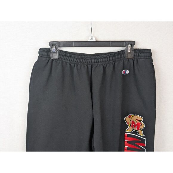Maryland Terrapins Champion Eco Fleece Sweatpants Men's Size Large - Picture 2 of 12